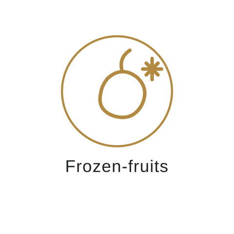 Frozen fruits collection