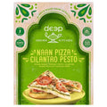 Deep Indian Kitchen Naan Pizza, Cilantro Pesto, Mild Spice 7.4 oz (211 g) – Naan & Breads
