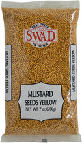 Swad Yellow Mustard Seeds - 7oz – Spices
