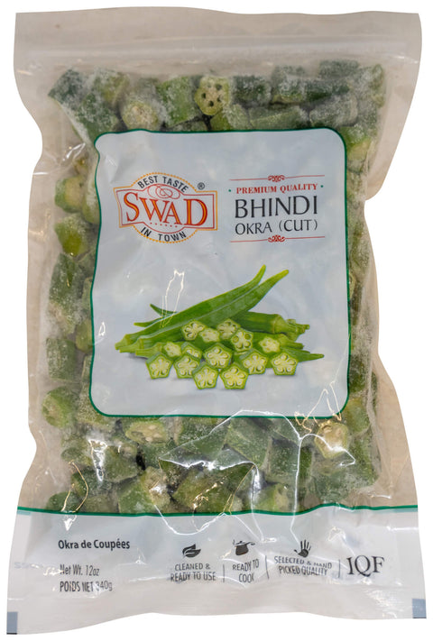 Swad Frozen Bhindi Cut Okra - 12oz – Frozen