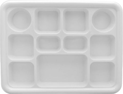 11 Compartment Rectangular Plastic Plates