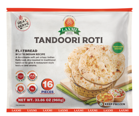 Laxmi Tandoori Roti - 16x60gm