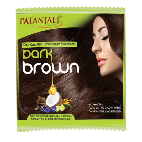 Kesh Kanti Herbal Mehandi (Dark-Brown-T) 20 GM – Hair Care