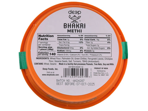 Deep Methi Bhakri - 7oz