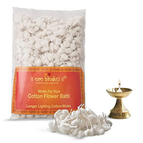 Bhakti Cotton Wicks Round – Pooja & Festival