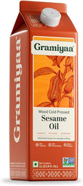 Gramiyaa Wood Cold Pressed Sesame Oil 1 LTR – Cooking Oil