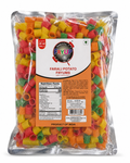 FryUp Farali Potato Fryums 400g pack of colourful ready-to-fry potato pipes made with rock salt