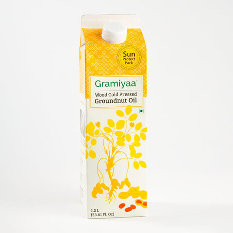 Gramiyaa Cold Press Peanut Oil - 1lts – Cooking Oil