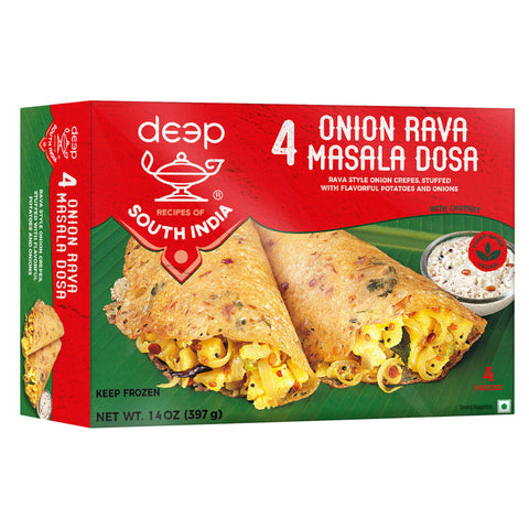 Deep Onion Rava Masala Dosa — authentic ready Indian meal | Swagat Grocers