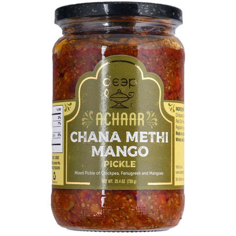 Deep Chana Methi Mango Pickle — authentic Indian condiment | Swagat Grocers