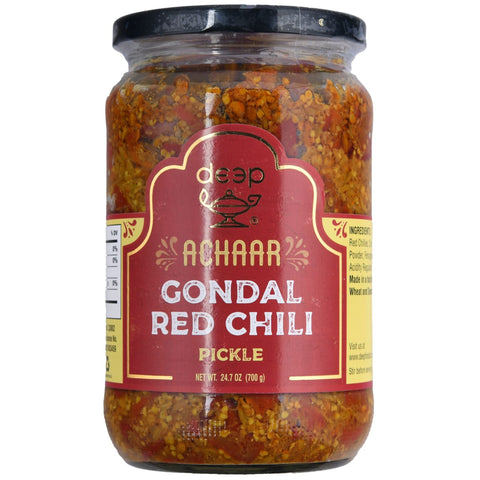 Deep Gondal Red Chili Pickle — authentic Indian condiment | Swagat Grocers