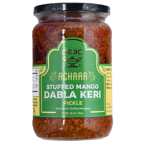 Deep Dabla Keri Stuffed Mango Pickle — authentic Indian condiment | Swagat Grocers