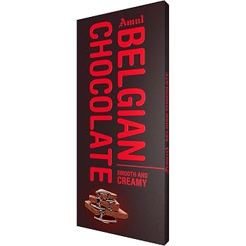 Amul Belgian Milk Chocolate – 125 g