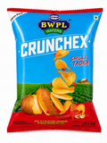 BWPL Crunchex Chilli Tadka blue export pack of chilli flavoured potato chips