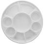 9 Compartment Round Plastic Plates