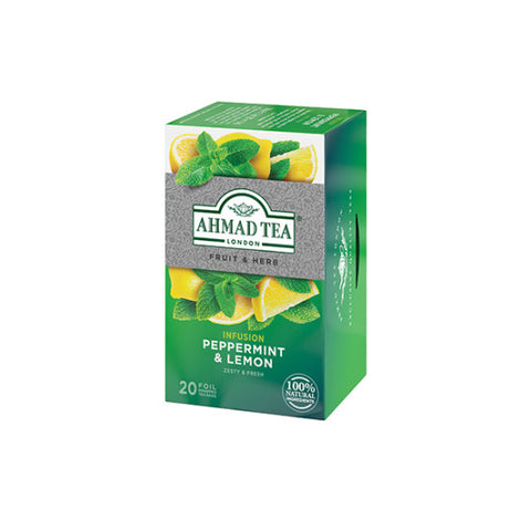 Ahmad Tea Fruit and Herb Peppermint & Lemon - 20 Tea Bags