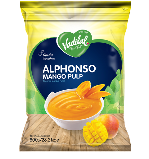 Vadilal Alphonso Mango Pulp - 800gm