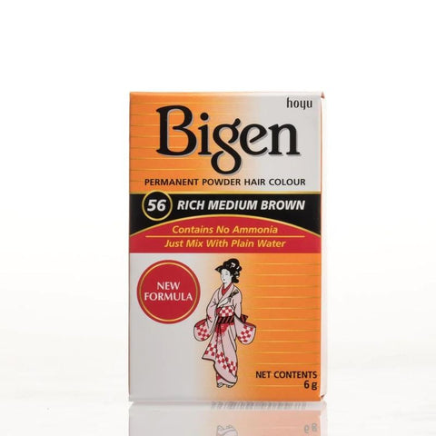 Bigen Powder Hair #56 Rich Medium Brown - 6g