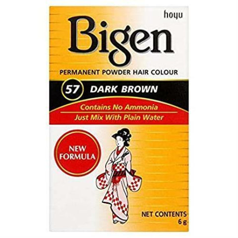 Bigen Powder Hair #57 Dark Brown - 6g