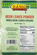 Bansi Neem Leaves Powder - 7oz – Spices & Masala