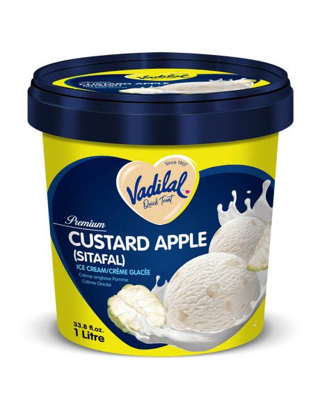 Vadilal Custard Apple Ice Cream - 1 Ltr