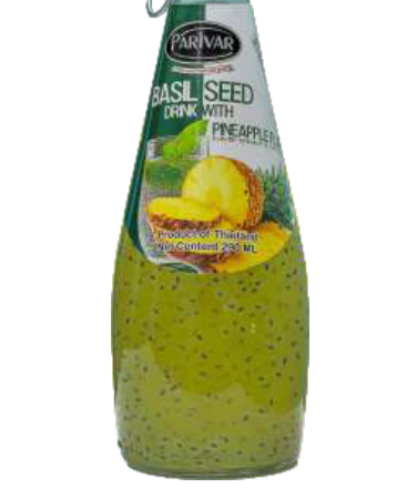 Parivar Basil Seed Drink Pineapple - 290 ML