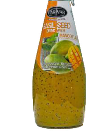 Parivar Basil Seed Drink Mango - 290 ML