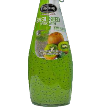 Parivar Basil Seed Drink Kiwi - 290 ML