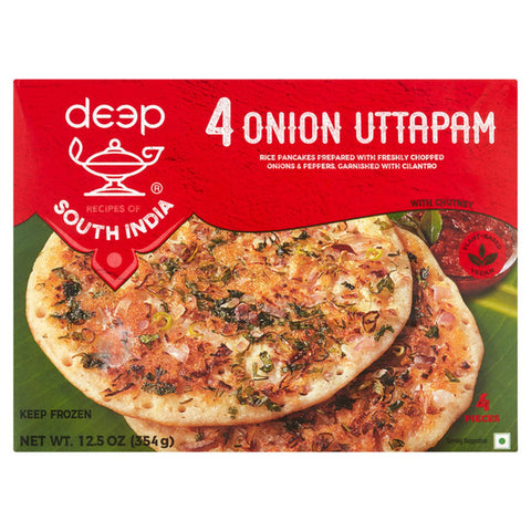 Deep Onion Uttapam (4 pieces) - 12.5oz