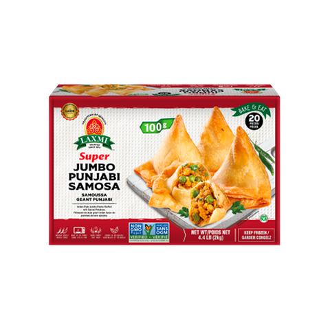 Laxmi Punjabi Super Jumbo Samosa - 20x100gm
