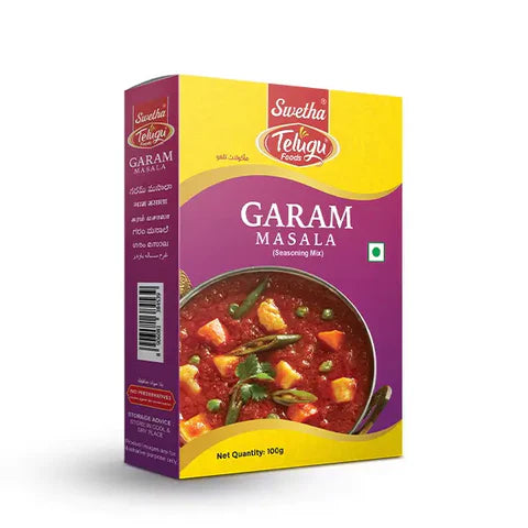 Telugu Foods Garam Masala spice blend, 80 g