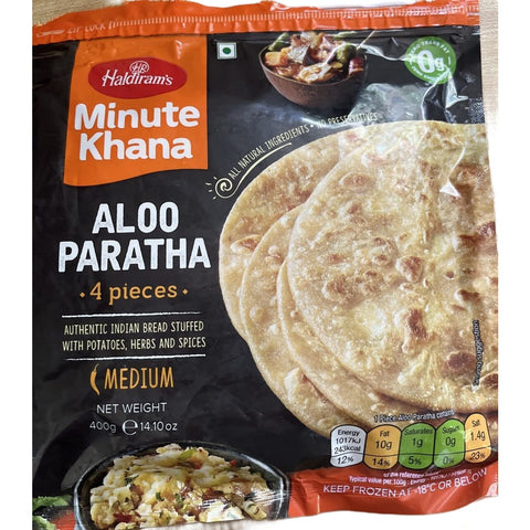 Haldiram Aloo Paratha 400g – Frozen Breads