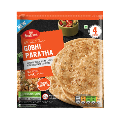 Haldiram Gobi Paratha 400g – Frozen Breads