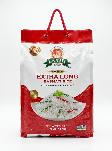 Laxmi Extra Long Grain Basmati Rice - 10 lbs