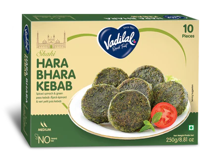 Vadilal Hara Bhara Kebab frozen snack pack