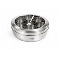 Stainless steel round masala dabba spice box