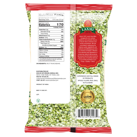 Laxmi Moong Dal Split(w/s) - 4LB