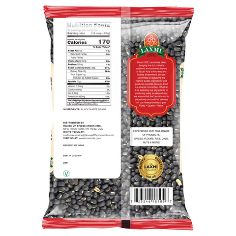Laxmi Urad Whole Black - 4LB