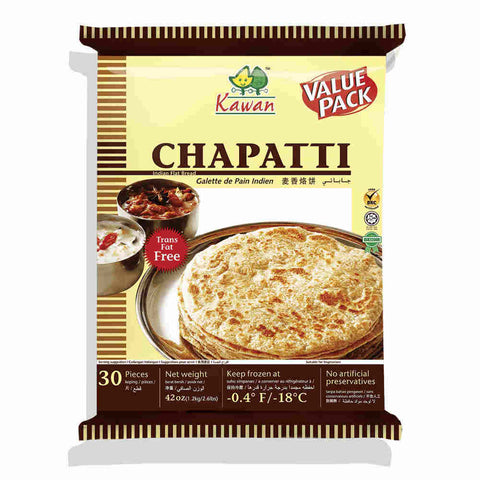 Kawan Kawan Chapati – 24x50gm – Frozen