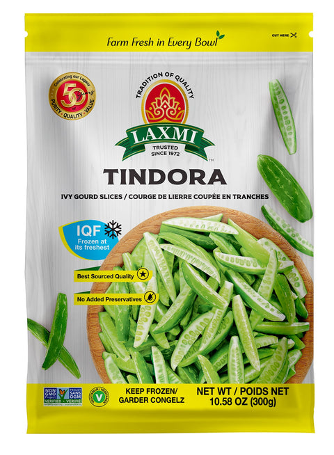 Laxmi Frozen Tindora Cut – 300gm – Frozen