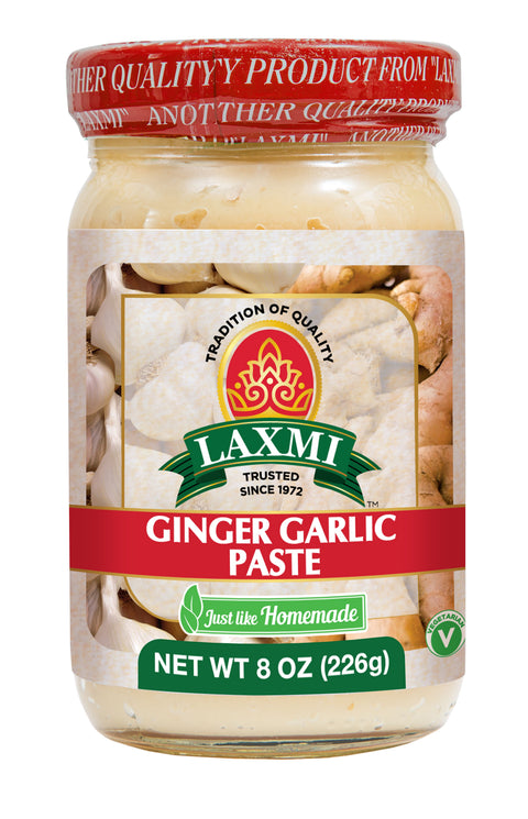 Laxmi Ginger & Garlic Paste – 8oz – Pickles