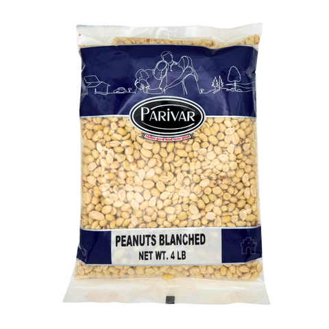 Parivar Peanuts Blanched - 4 LB