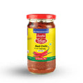 Telugu Foods Red Chilli Pickle with garlic, 300 g jar