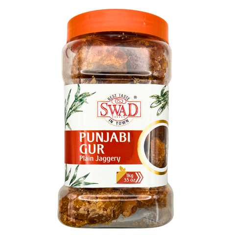 Swad Punjabi Gur Plain Jaggery - 1kg