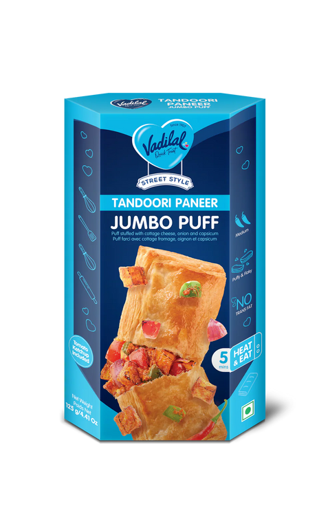 Vadilal Tandoori Paneer Jumbo Puff – 125gm