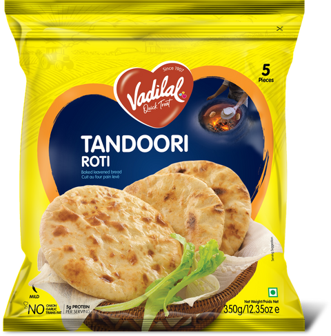 Vadilal Tandoori Roti 70g 5-pack
