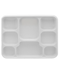 8 Compartment Rectangular Plastic Plates