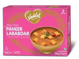 Vadilal Paneer Lababdar frozen ready-to-eat 284g pack