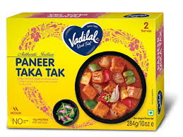 Vadilal Paneer Taka Tak frozen snack 284g pack