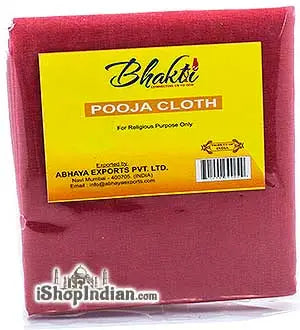 Bhakti Pooja Cloth Red – Pooja & Festival
